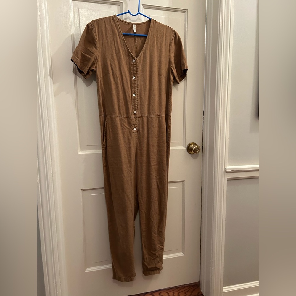 Rylee and cru brown jumpsuit